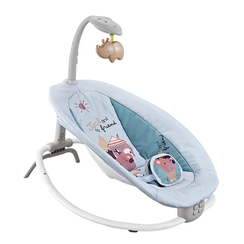 Chaise à bascule pliante multifonction pour bébé de 0 à 1 ans, siège vibrant avec musique, berceau réglable et apaisant