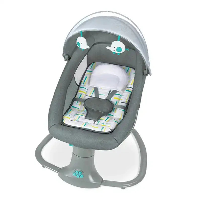 Fauteuil à bascule électrique multifonctionnel de luxe pour nouveau-né avec musique et télécommande bluetooth