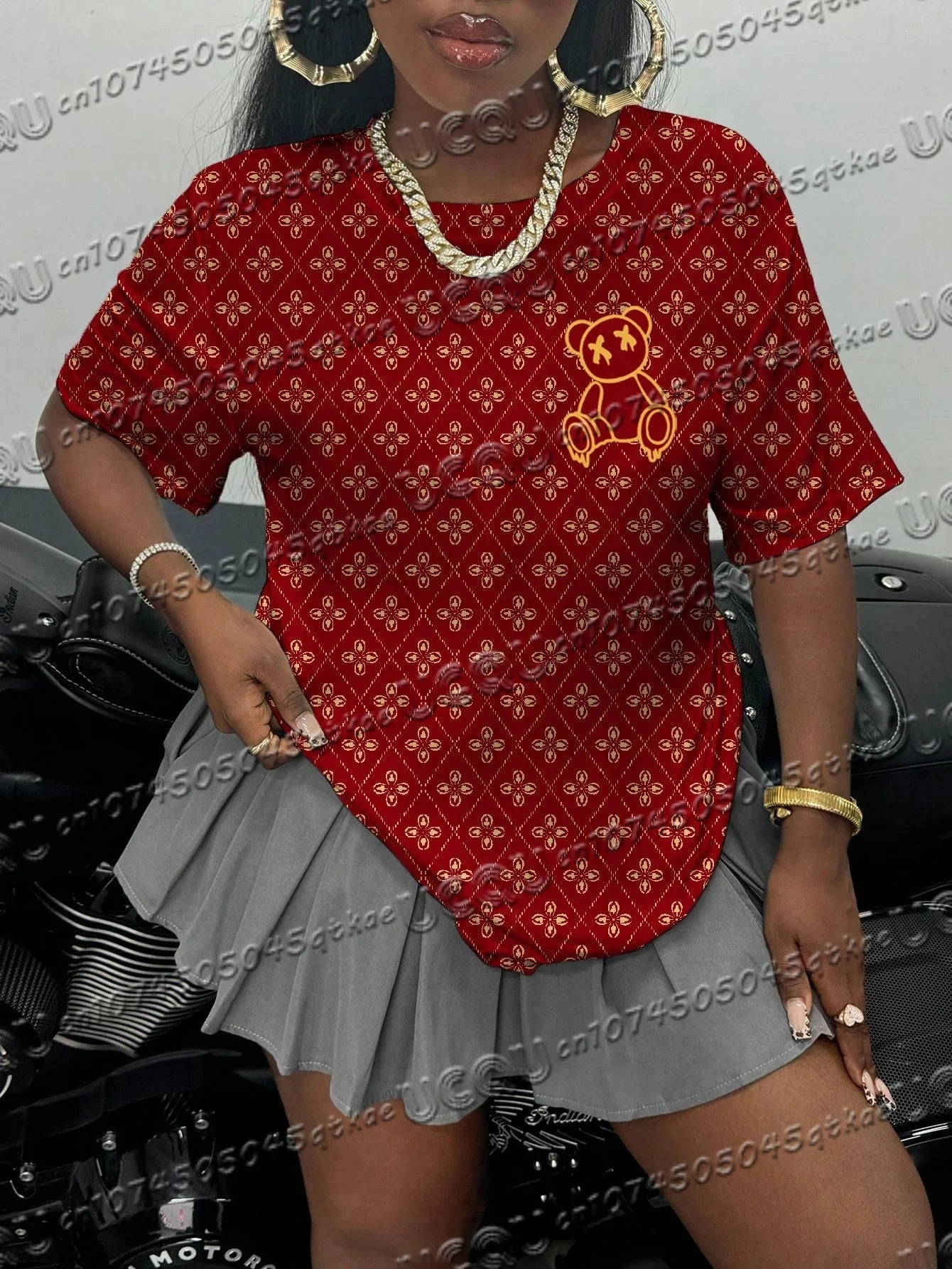 T-Shirt à Manches Courtes et Col Rond pour Homme et Femme, Vêtement de dehors de Marque de Luxe, avec Lettres Imprimées, Collection Estivale