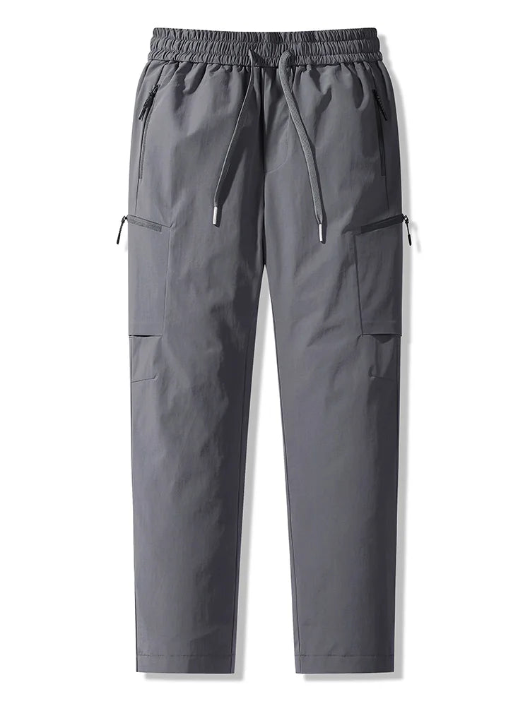Hiver vers le bas pantalon hommes 90% duvet de canard blanc rembourré pantalons chauds en plein air imperméable coupe-vent décontracté droit thermique bouffant pantalon