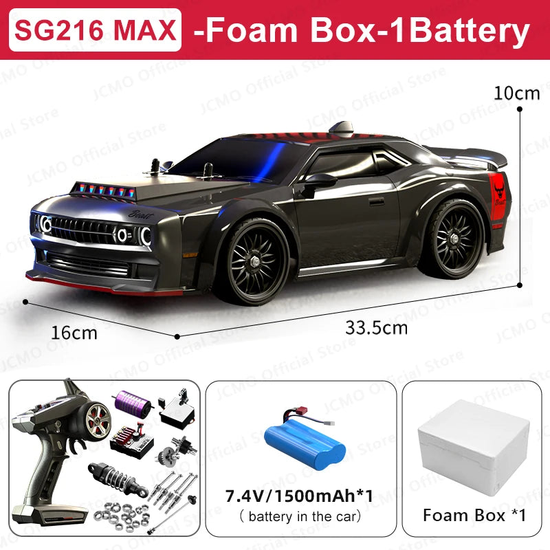SG216 MAX RC voiture 70 + KM/H véhicules télécommandés à grande vitesse 1:16 sans brosse 4WD RC voitures de sport SG116 PRO 40 KM/H voiture jouets cadeaux