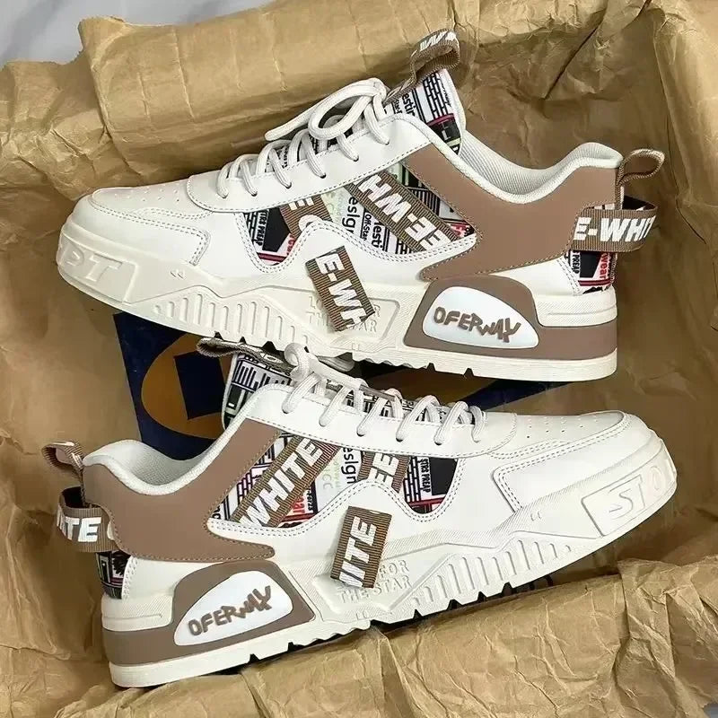 Chaussures de mode pour hommes nouvelles chaussures de Skateboard plate-forme espadrilles décontractées Design tendance Patchwork maille hommes chaussures Tenis Masculino