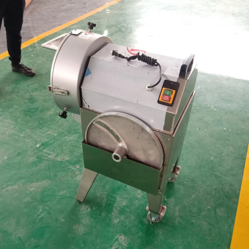 Trancheuse électrique industrielle commerciale de fruits et légumes, broyeur de pommes de terre et de carottes, hachoir à légumes