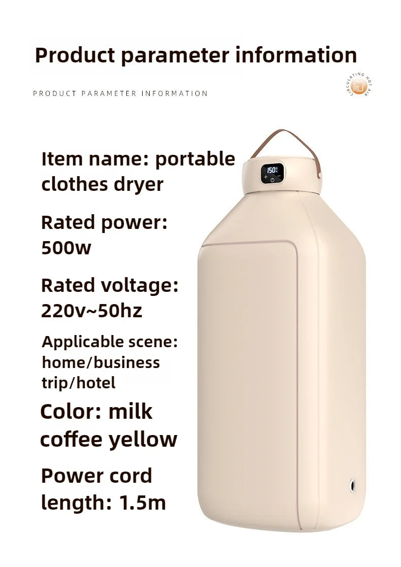 Sèche-linge domestique, chauffage automatique Portable à séchage rapide, Machine multifonctionnelle pour sécher les chaussures et sécher les couettes