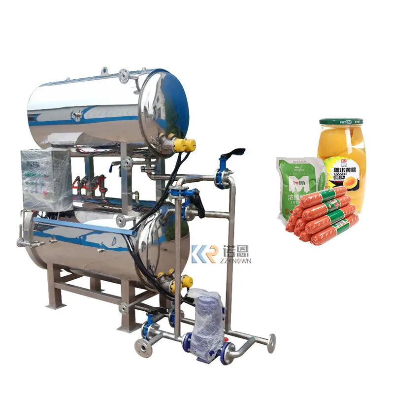Stérilisateur de Boissons Industrielles, Machine de Stérilisation de Jus en Bouteille, Pot de Désinfection à Haute Température