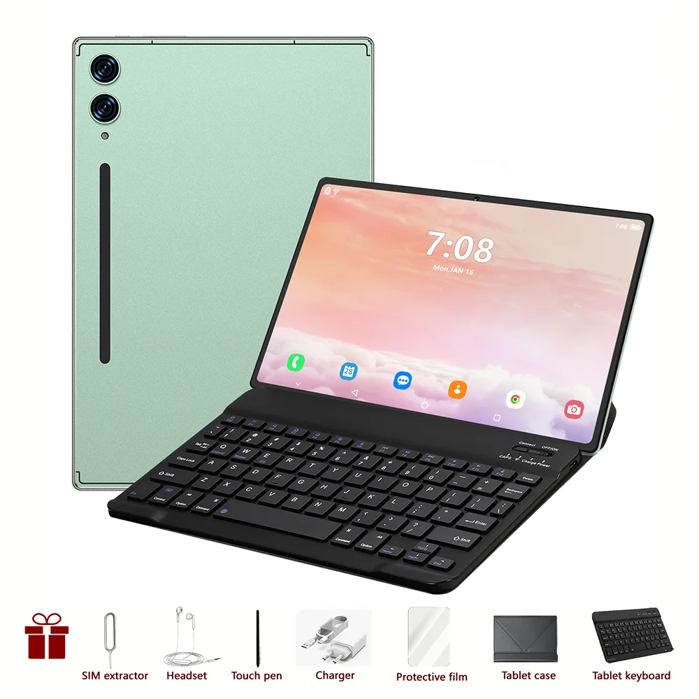 2025 Pad 9 Pro tablette Android 15 22GB + 2T Tablette Snapdragon888 tablette PC 10000mAh Version mondiale originale 5G double carte SIM WiFi