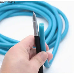 Bande de résistance de Fitness 1-5M, équipement d'entraînement, de gymnastique, diamètre 10mm, exercice de Fitness complet, corde en caoutchouc, cadeau