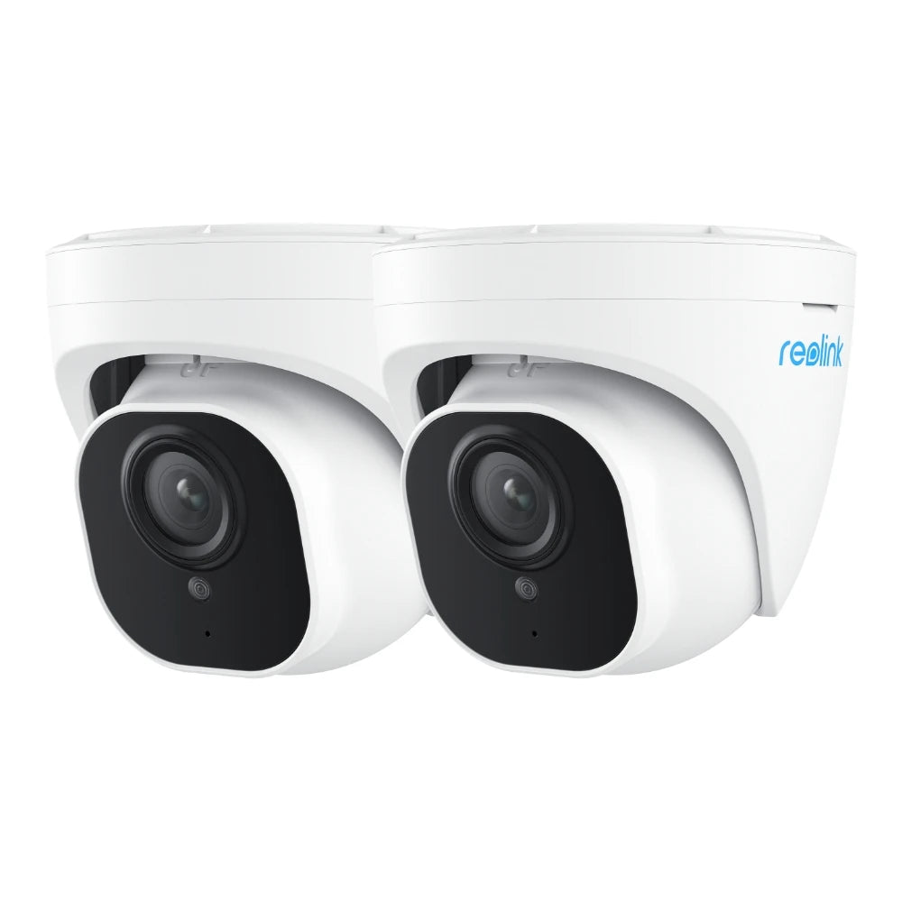 Reolink-Caméra de surveillance extérieure IP PoE 8MP/4K, dispositif de sécurité domestique sans fil, avec détection humaine, animaux de compagnie, version nocturne intelligente, 820A, 2 pièces