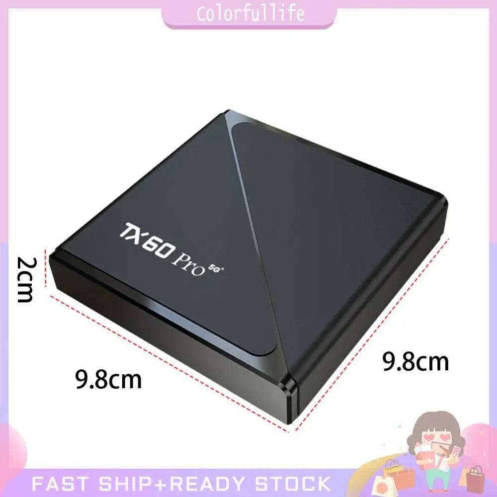 TV Box Android 24 16GB 256GB lecteur multimédia 14K 2.4G/5G décodeur double WiFi avec télécommande