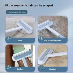 Brosse manuelle multifonctionnelle pour enlever les poils d'animaux de compagnie, nettoyeur de peluches pour chiens, tapis et lit, outils pour poils d'animaux, fournitures pour animaux de compagnie