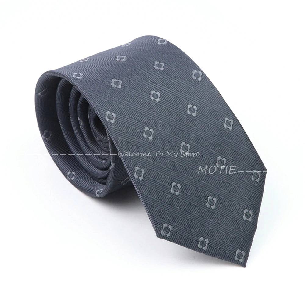 Cravates en polyester rayées gracieusement plaidées cravates rouges bleues cravate pour groupe fête bureau chemise col costume accessoires décoratif