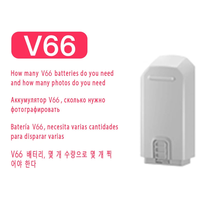 Batterie de Drone Rechargeable Compatible V168 V198/V198MAX M6 Z908 S2S V88 V66 V666