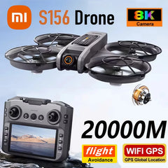 Xiaomi S156 Drone 8K professionnel HD double caméras 5G WiFi FPV moteurs sans brosse flux optique vol stationnaire évitement d'obstacles quadrirotor