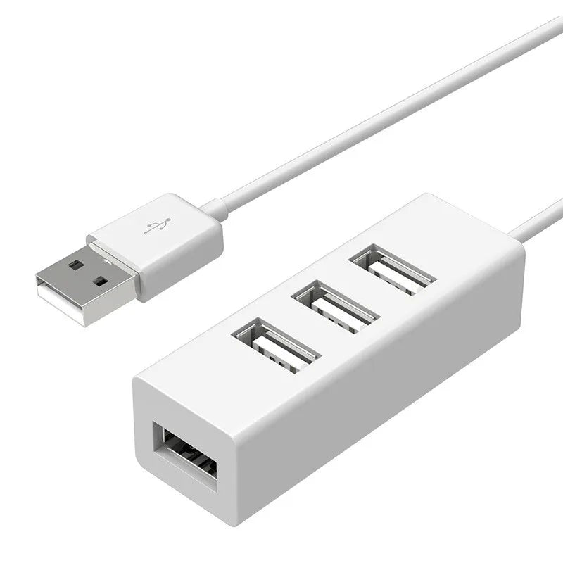 Hub USB Multi 2.0 Hub USB répartiteur adaptateur d'alimentation haute vitesse 4 ports tout en un pour PC Windows accessoires informatiques