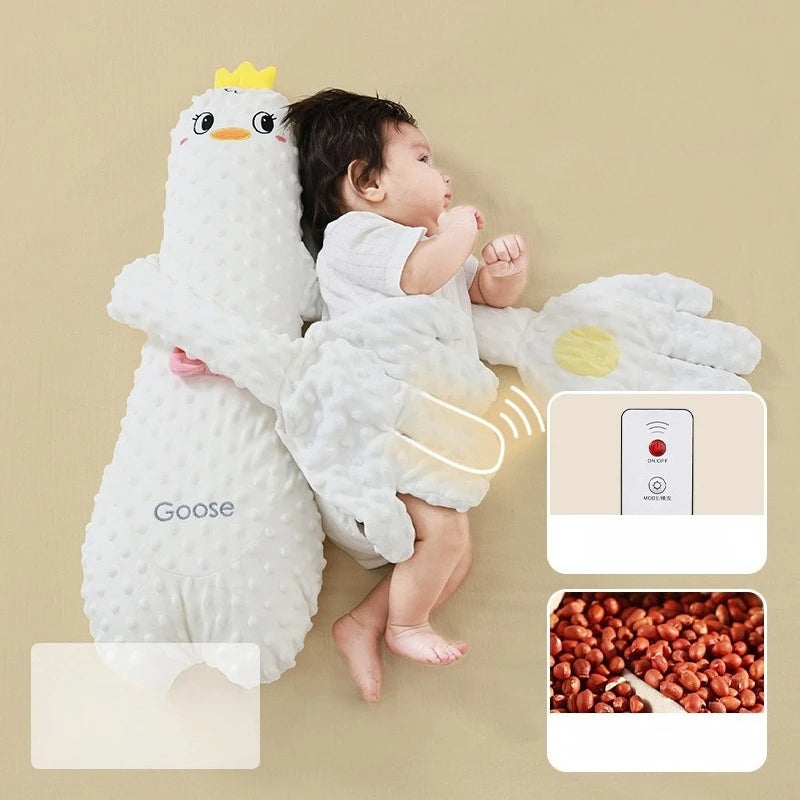 Poupée de tapotement pour bébé, avec paume apaisante, télécommande, oreiller électrique pour les mains, palmier apaisant, cadeau pour nouveau-né