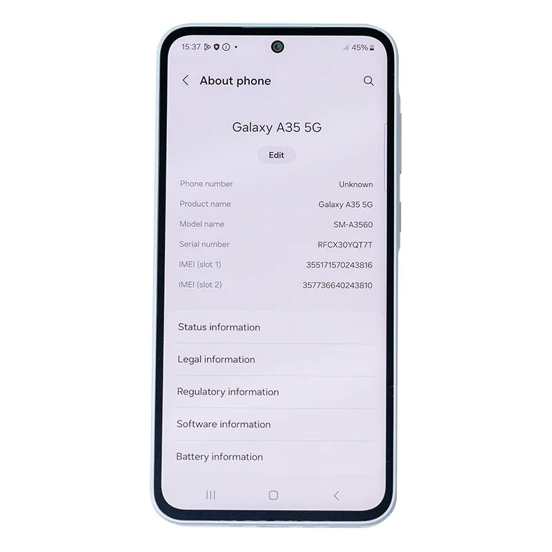 2024 New Samsung Galaxy A35 5G Smartphone 128GB/256GB Exynos 1380 Android 14 OS 6.6in 120Hz Super AMOLED Display 5000mAh Battery