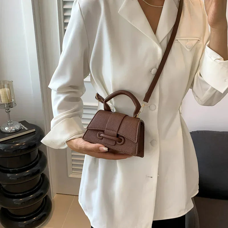 Sac à bandoulière avancé solide pour femme, mini sac à main, sac à main de rangement cosmétique, sac à main à la mode, sacs initiés à la tendance
