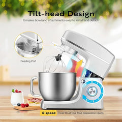 Landwee OEM mélangeurs alimentaires domestiques gâteau 10L mélangeur sur socle en plastique de grande capacité 1500W mélangeur de farine pour mélangeur domestique
