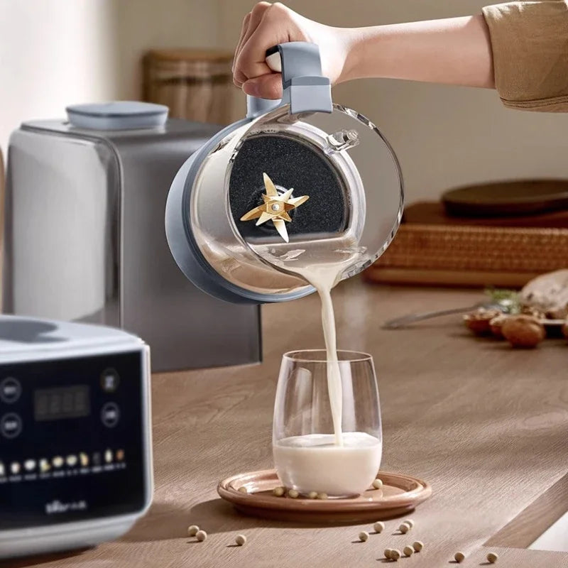 Mélangeur haute vitesse automatique Ju479, machine à lait de soja, appareil ménager, faible bruit, frais, 220V, 1,5 L