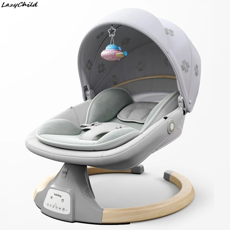 LAZYCHILD bébé chaise à bascule bébé berceuse chaise longue bébé nouveau-né lit à bascule berceau électrique chaise apaisante plaque amovible