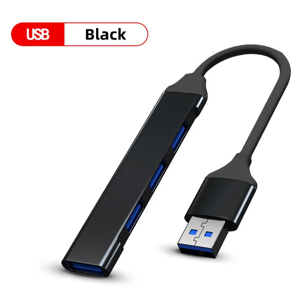 Splitter 5Gbps Pour PC Accessoires d’ordinateur Multiport HUB 4 ports USB 3.0 2.0