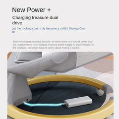LAZYCHILD bébé chaise à bascule bébé berceuse chaise longue bébé nouveau-né lit à bascule berceau électrique chaise apaisante plaque amovible