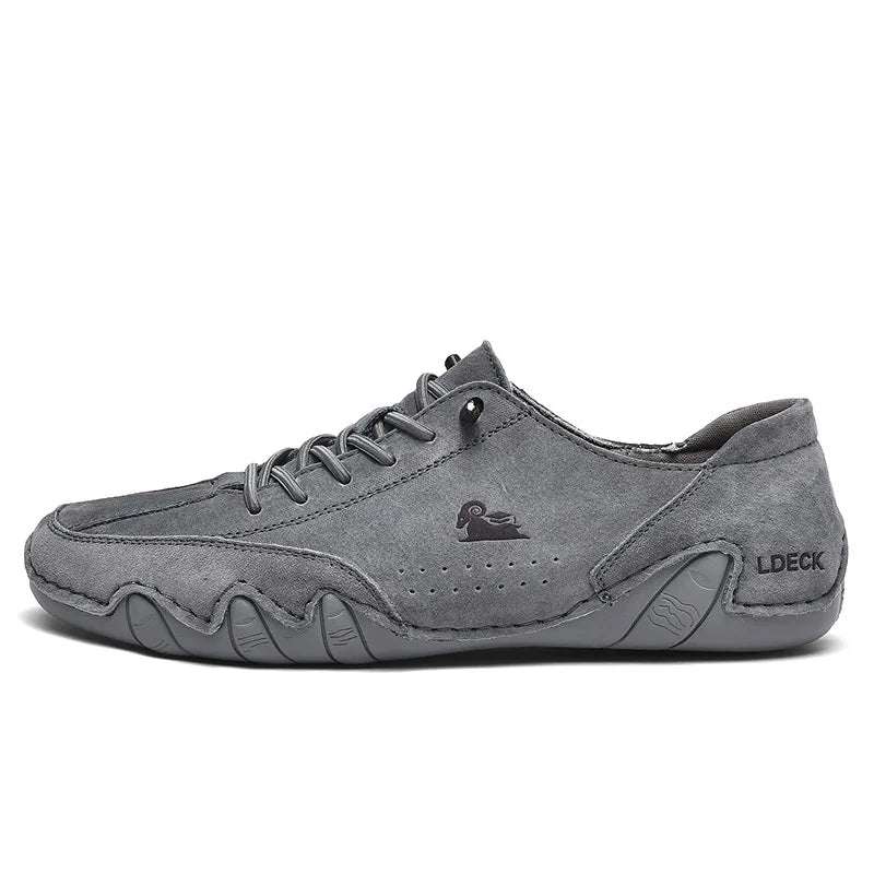 Chaussures décontractées en cuir pour hommes, baskets confortables de marche d'été, mocassins de styliste, chaussures de sport de luxe, nouvelle collection 2023