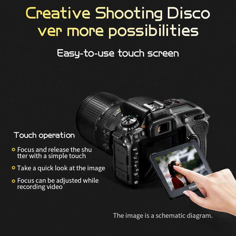 Nikon D7500 DX appareil photo reflex numérique 4K caméras vidéo professionnelles en option AF-S DX objectif NIKKOR18-140 ou 18-200 F3.5-5.6G ED VR II