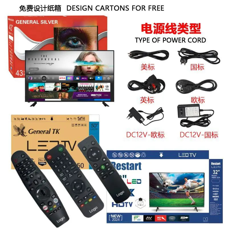 Smart TV avec Google Play et Google Cast intégré, HDR 10, Dolby Audio, télécommande vocale, streaming en direct, 32 pouces, HD 720p