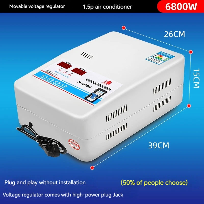 Stabilisateur de tension automatique domestique Sochi, tension monophasée, sortie 120V-270V, 220V