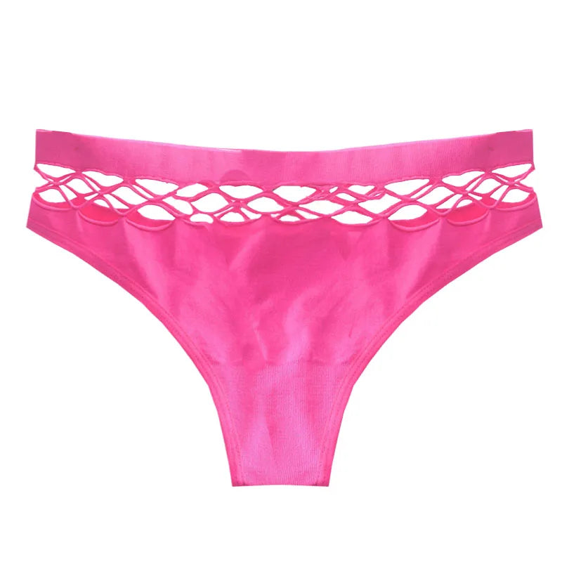 Lingerie sexy sans couture pour femmes, sous-vêtements élastiques pour femmes, filet de pêche, string G, culotte Europe, livraison directe, nouveau, 2020
