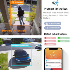 Caméra IP Audio IR dôme 4K XM POE 8MP AI 3MP/4MP/5MP, Vision nocturne, 85 pieds, prise en charge de la détection humanoïde avec une réinitialisation clé