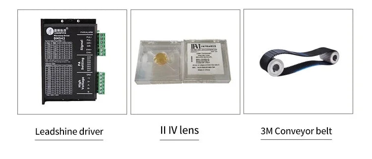 Machine de gravure et de découpe laser pour chaussures, appareil photo CCD, granit, textile, filtre souffleur d'air, 5 axes distants, 60W, 80W, 100W