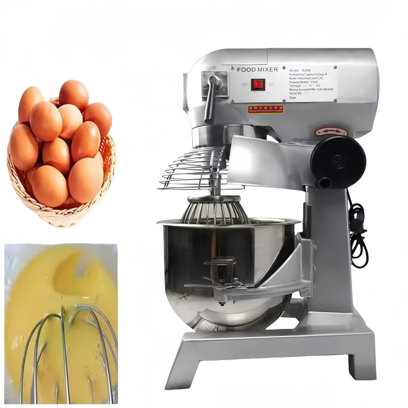 Chine mélangeur alimentaire industriel mélangeur vertical en spirale robuste pain Pizza gâteau fabricant 20 litre pâte mélangeur Machine