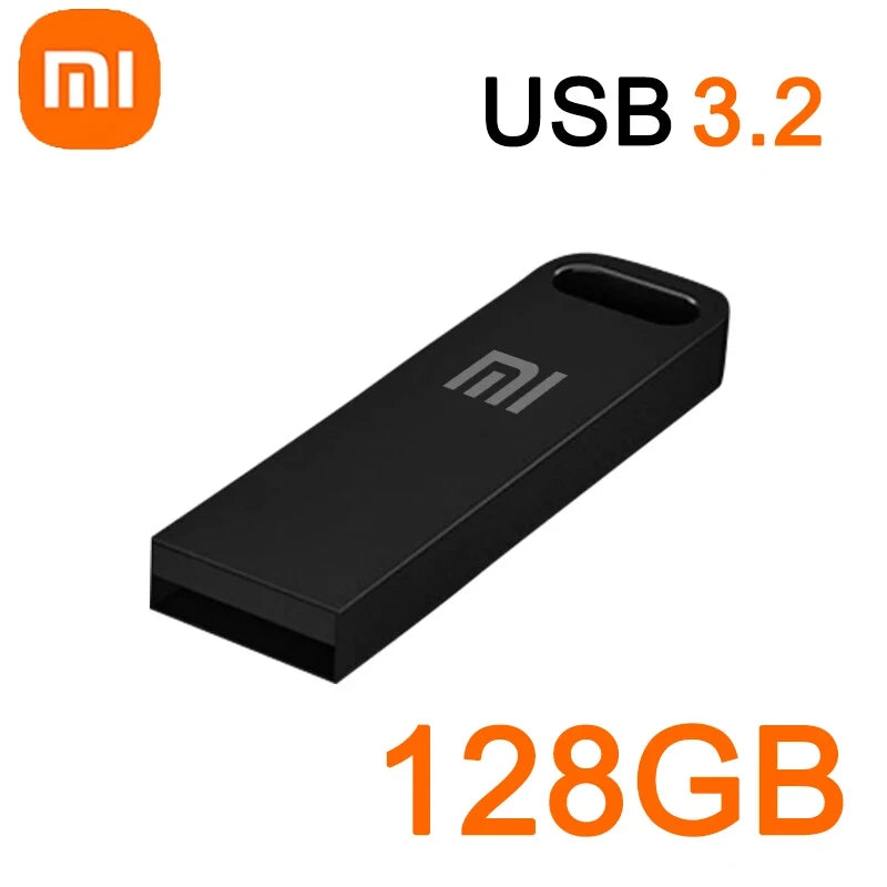 Xiaomi 2 to USB 3.2 clé USB haute vitesse métal U disque TypeC clé mémoire étanche SSD stockage PC téléphone transfert de données Portable