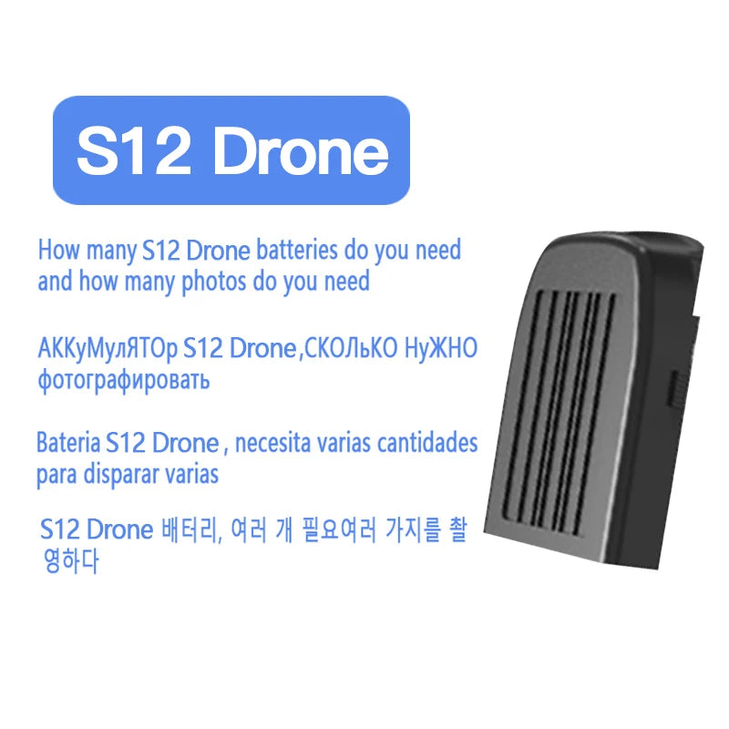 Batterie de Drone Rechargeable Compatible V168 V198/V198MAX M6 Z908 S2S V88 V66 V666