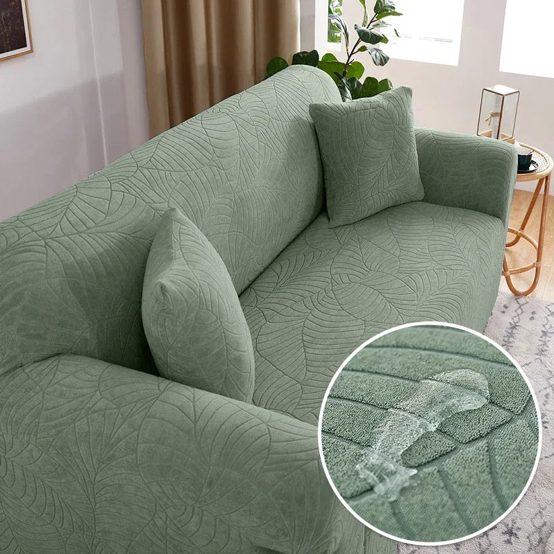 Housse de canapé Jacquard épaisse et imperméable, pour salon, 1/2/3/4 places, housse de canapé d'angle en forme de L