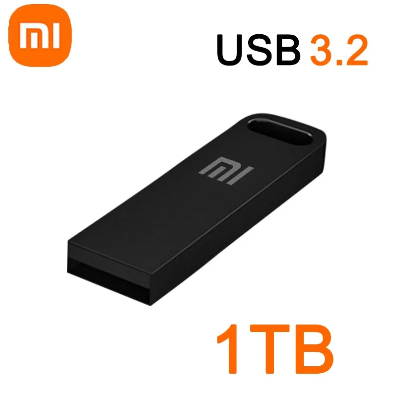 Xiaomi 2 to USB 3.2 clé USB haute vitesse métal U disque TypeC clé mémoire étanche SSD stockage PC téléphone transfert de données Portable