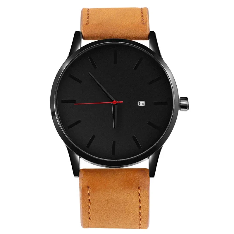 Relogio Masculino hommes Montre mode Sport montres nouvelle Montre pour hommes hommes calendrier en cuir décontracté Quartz horloge Relojes Hombre Montre