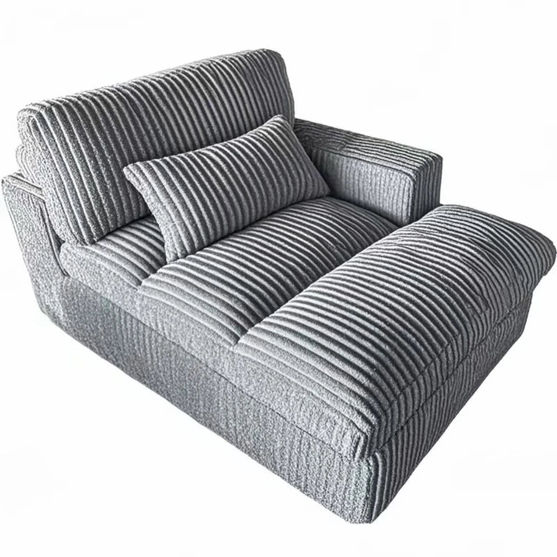 Canapé-lit Double en velours côtelé de luxe, Style italien rétro, pour salon, Compression sous vide, lavable, personnalisable