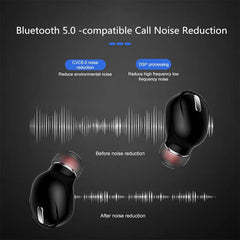 X9 casque sans fil Bluetooth 5.0 écouteurs avec micro unique dans l'oreille sport étanche TWS écouteurs Bluetooth mains libres casque