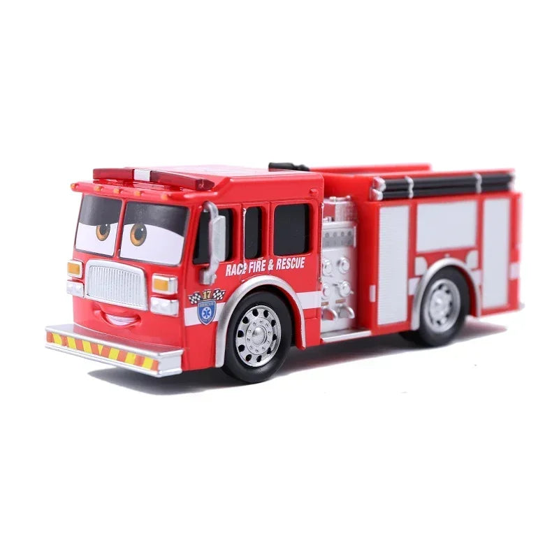 Voiture 2 Miss Fritter Pixar Lightning Mcqueen Collection Mini voitures de course 3 Cruz Ramirez Frank Queen jouet enfant Dinoco Guido Luigi