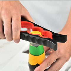 Ouvre-bouteille multifonctionnel 4 en 1, nouveau, multi-usages, couvercle antidérapant et économe en main-d 'œuvre, 2025