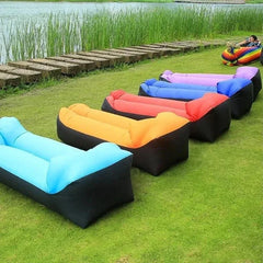 Tendance produits de plein Air canapé-lit gonflable rapide sac de couchage de bonne qualité sac gonflable sac paresseux canapé de plage 240*70 cm