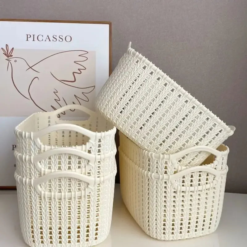 Mir de Rangement en Plastique pour la Cuisine, Boîte de Collation, Cadre de Douche, Accessoires pour la Maison