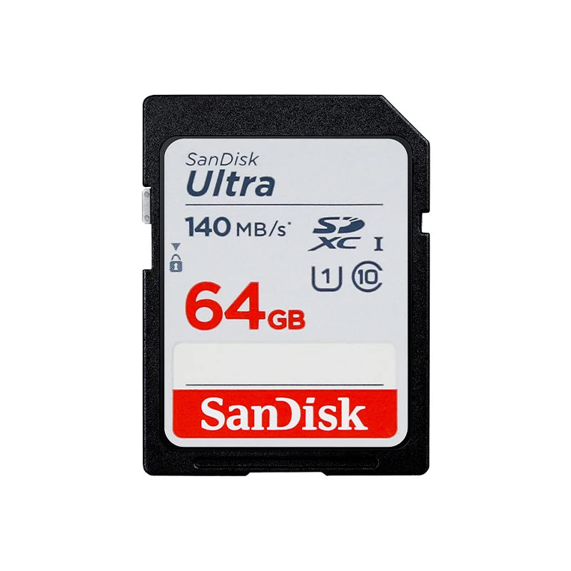 Carte SanDisk Ultra SDHC UHS-I et carte mémoire SDXC 32 go 64 go 128 go 256 go carte SD originale pour appareil photo jusqu'à 150 mo/s carte Flash