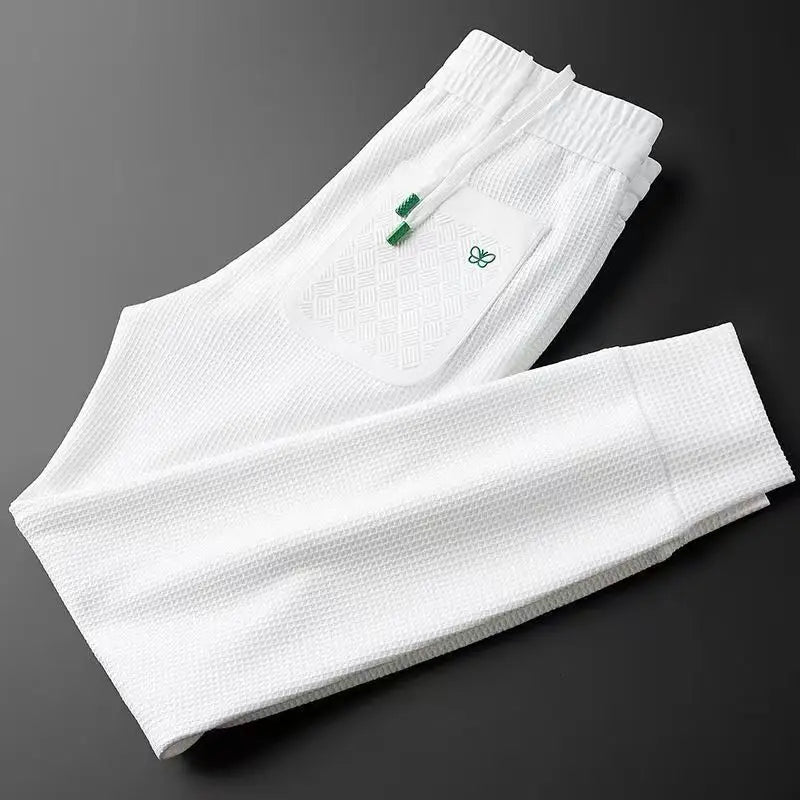 Casual Pants Men Fitness Sportswear Tracksuit Sping Summer Bottoms Skinny Sweatpants Cotton Trousers Track Pants