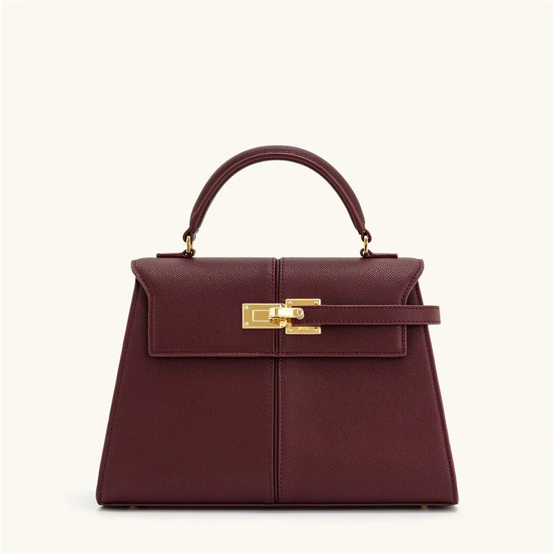 JW PEI-Grand Sac à Main Carré à Bandoulière pour Femme, Sac Haut de Gamme, Elise Designer Fashion, Bordeaux, Nouveau, 2025