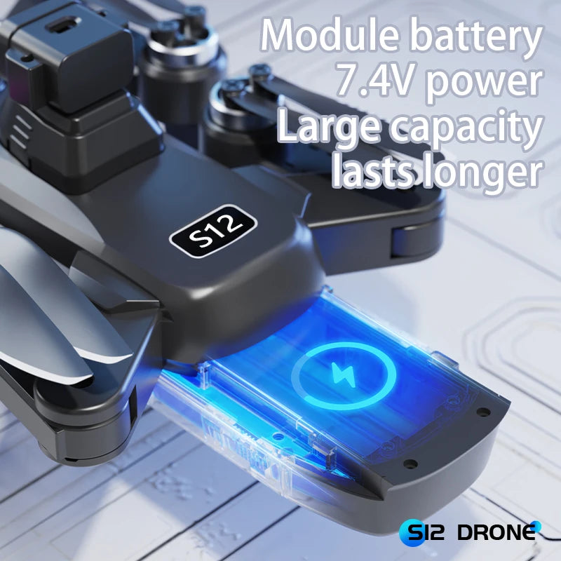 Xiaomi Mijia S12 Drone 8K professionnel GPS HD caméra Drones 5G WIFI 4k 4.3 pouces grand écran télécommande quadrirotor RC Dron