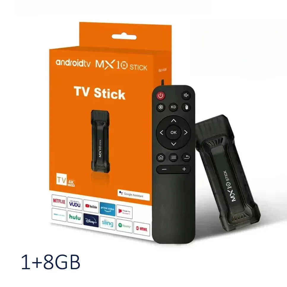 Mini TV Stick pour Google Promettant Netflix Media First, Android 13, H618, RL, 4K, HD, TV Box, 2.4, 5G WiFi, Récepteur intelligent, MX10, F3, MX10